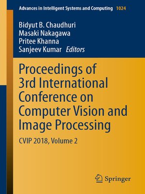 cover image of Proceedings of 3rd International Conference on Computer Vision and Image Processing